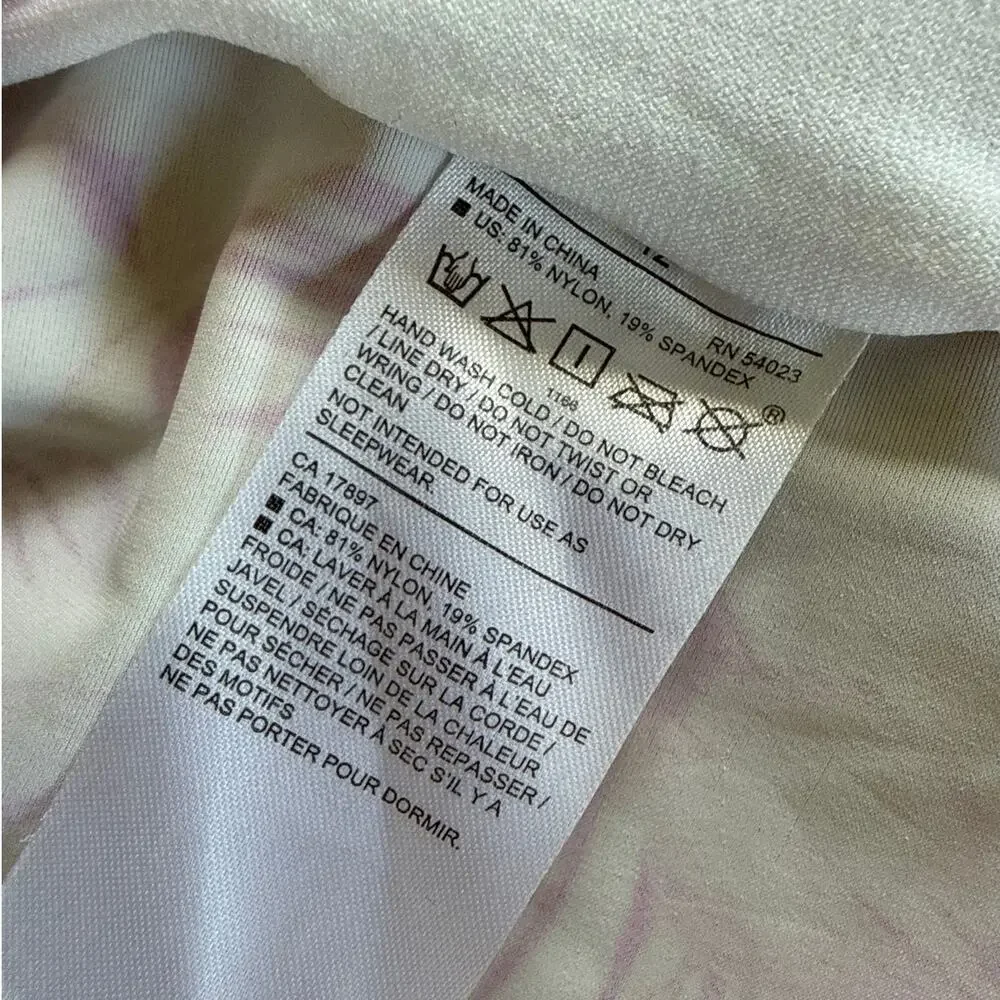 Janie and Jack Girls Rash Guard in Pink Flowers Size 12